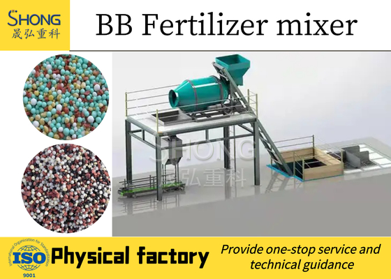 Customized Volatge BB Fertilizer Production Line 15-22kw High Precision