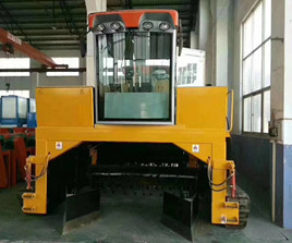 Производственная линия органического удобрения тернера Windrow компоста 50 T/H для животного навоза
