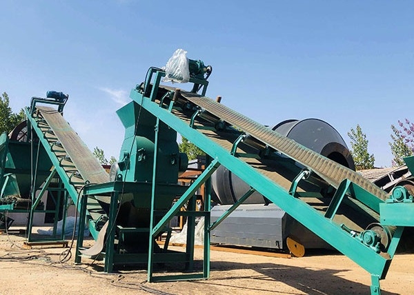 Производственная линия для производства органических удобрений из коровьего навоза