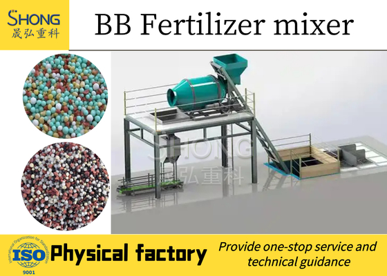Производственная линия удобрения NPK оптовая смешивая, оборудование Fertilizerr BB