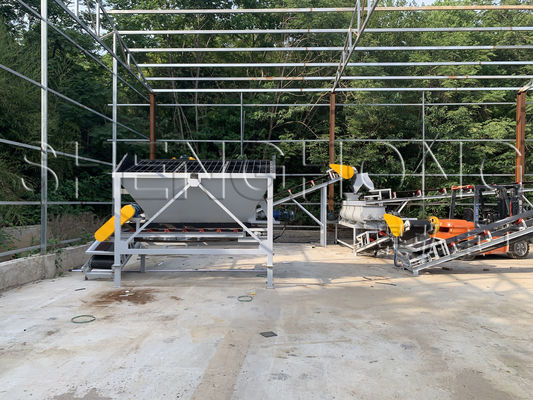 Линия по производству гранулированного органического удобрения из свиного навоза