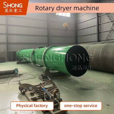Сушильщик с вращающимся барабаном мощностью 1-50 т/ч с уклоном 2-5 для химической промышленности из углеродистой стали/нержавеющей стали