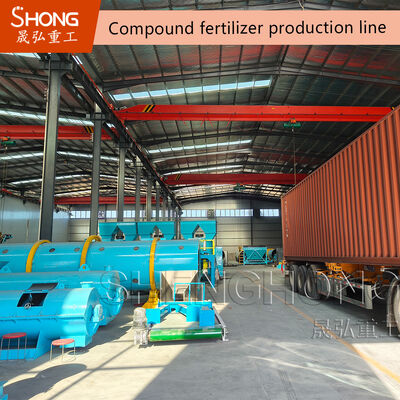 12 т/ч Машина для гранулирования удобрений мощностью 12 т/ч для производства NPK комбинированных удобрений с сферическими 1-3 мм частицами и регулируемым содержанием 20%-48% NPK