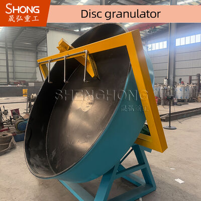 Дисковый гранулятор комбинированного удобрения с регулируемым углом диска с высокой скоростью гранулирования и прочной конструкцией для химического порошка