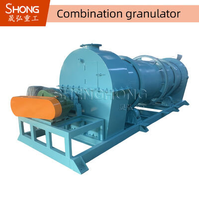 380V роторная грануляторная машина для высокой скорости грануляции и прочной стальной конструкции в производстве удобрений