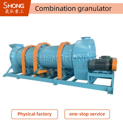 Машина для производства удобрений из свиного навоза производительностью 5-20 т/ч, сертифицирована ISO BV SGS, с показателем готовой продукции 97%