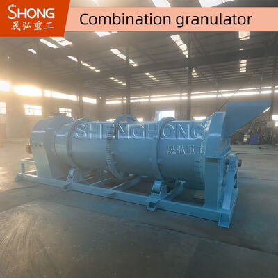 Перемешивающий барабанный гранулятор для органических удобрений с 90% скоростью грануляции, 20%-40% влажностью сырья и 100% органическим содержанием