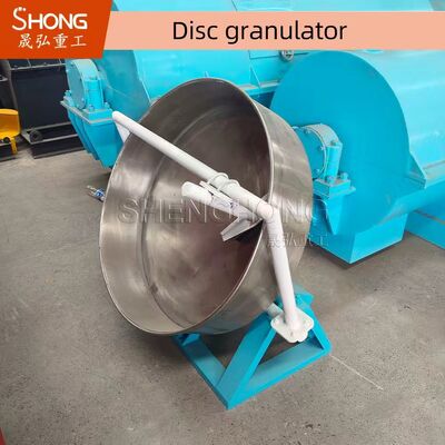 1-2t/H Disc Granulator Pelletizer с скоростью гранулирования 93% и напряжением 380V для производства органических удобрений