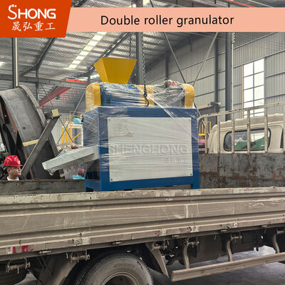 Double Roller Extrusion Granulator for Compound Fertilizer with No Drying Process High-Wear Resistant Roller Shell and Optimized Yield Rate