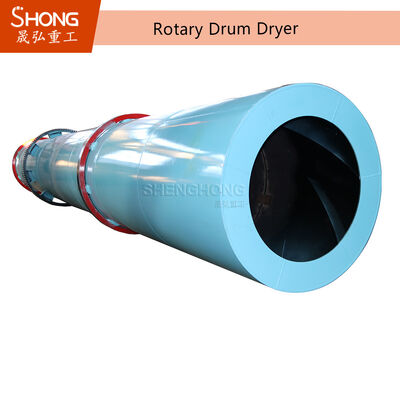 Stainless Steel Rotary Drum Dryer with Adjustable Inclination for Sludge Fertilizer Rotary Cylinder Drying Equipment